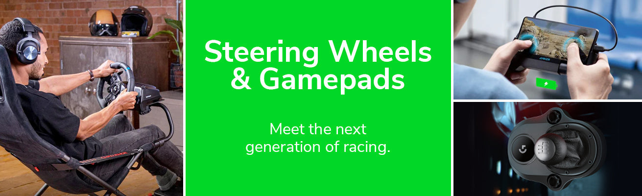 Steering Wheels & Gamepads