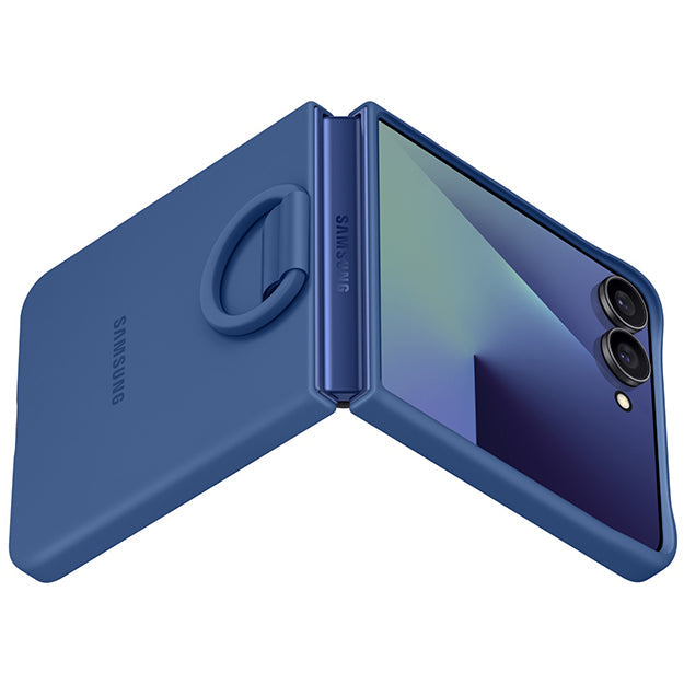 Samsung Silicone Cover With Ring For Samsung Galaxy Z Flip7