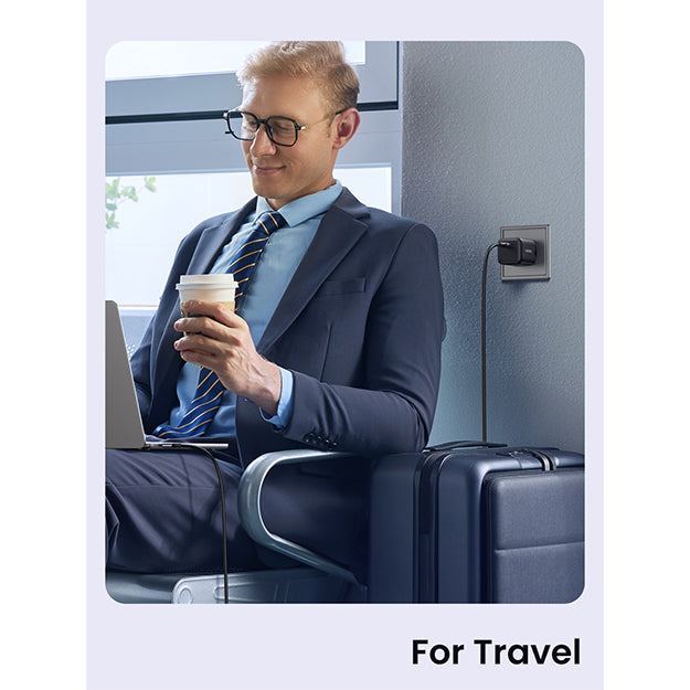 UGreen 1 Port PD Wall Charger With Cable 30W – Black