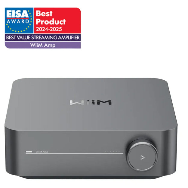 WiiM Amp (Multiroom Streaming Amplifier) - Space Grey (Unboxed Deal)