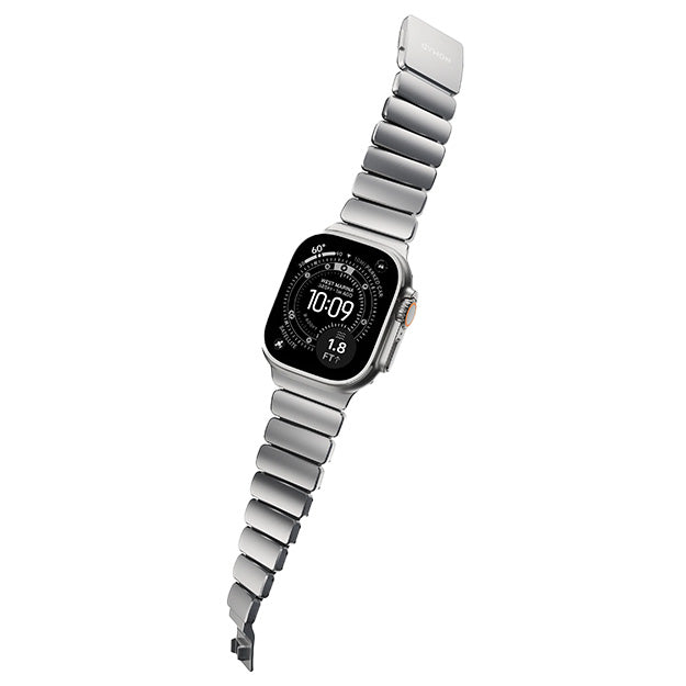 Nomad Stratos Titanium Band For Apple Watch 49mm