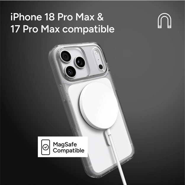 Zagg Crystal Palace Lite Snap MagSafe Case For Apple iPhone 18 PRO MAX / 17 PRO MAX - Clear