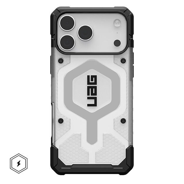 UAG Pathfinder Clear Magnetic For Apple iPhone 18 PRO MAX / 17 PRO MAX - Ice/Silver