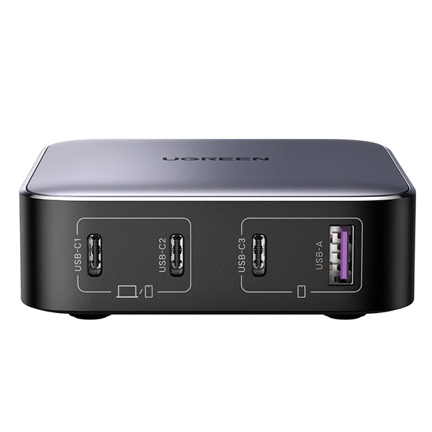 Ugreen Nexode 4Port GaN 100W Desktop Charger With Cable - Grey
