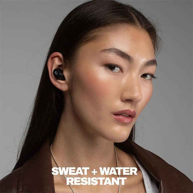 SkullCandy Dime 360 Wireless Pea Shape In-Ear Earbuds With Clip - Black