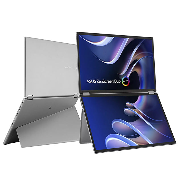 Asus ZenScreen Duo OLED MQ149CD 14" 360° Foldable Portable Monitor Dual - Silver