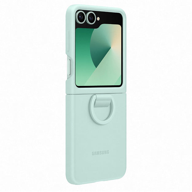 Samsung Silicone Cover With Ring For Samsung Galaxy Z Flip7 FE/ Flip6