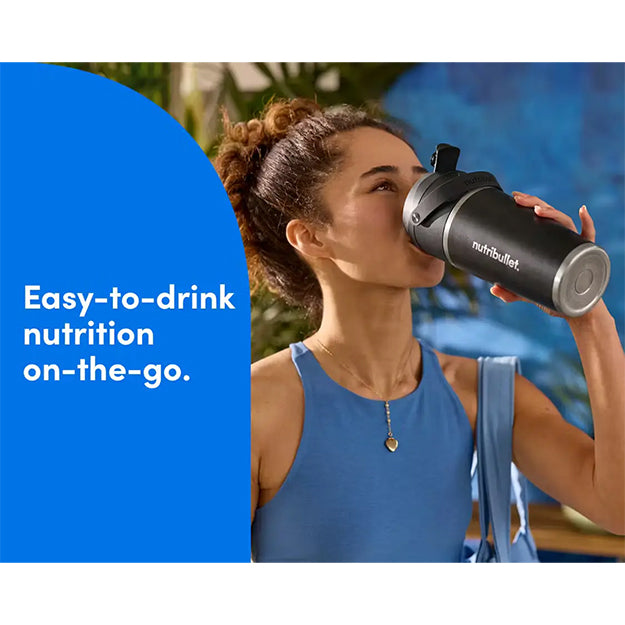 Nutribullet Flip Insulated Portable Blender - Black