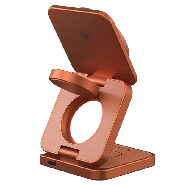 Adam Elements Mag 3 Ultra Qi2 3-in-1 Foldable Charging Station
