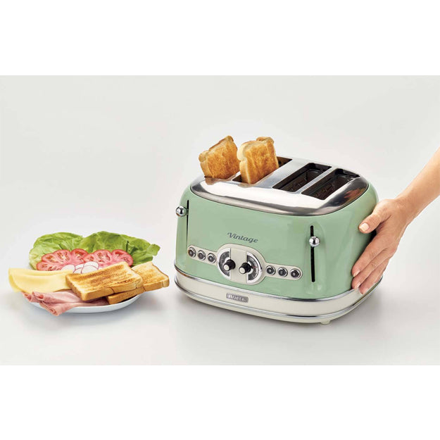 Ariete 156 Vintage 4 Slice Electric Toaster