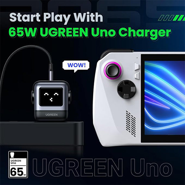 UGreen 3 Port 65W GaN USB-C Nexrode Wall Charger