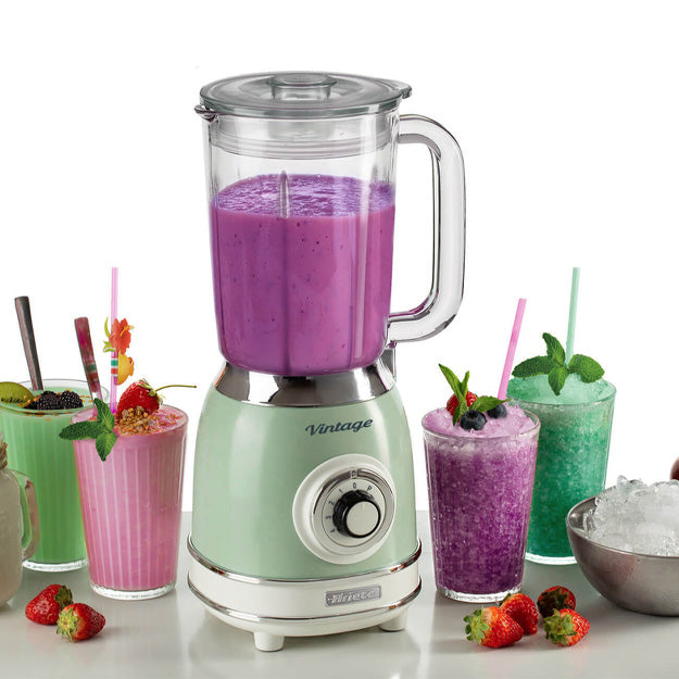 Ariete Vintage 1.5L Blender (4 Speeds & Pulse With Ice Crusher Function)