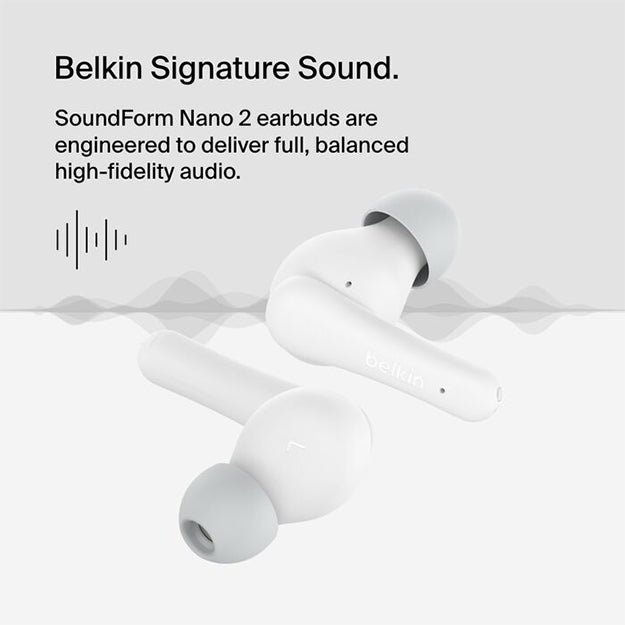 Belkin SoundForm Nano 2 Wireless In-Ear Earbuds For Kids