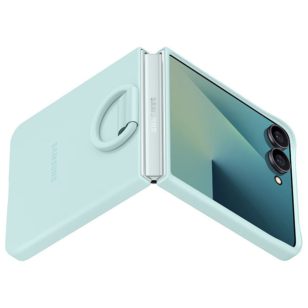 Samsung Silicone Cover With Ring For Samsung Galaxy Z Flip7