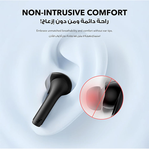 Anker Zolo 10 000mAh 22.5W Power Bank & Anker Soundcore K20i Bluetooth Wireless Semi In-Ear Earbuds Bundle - Black