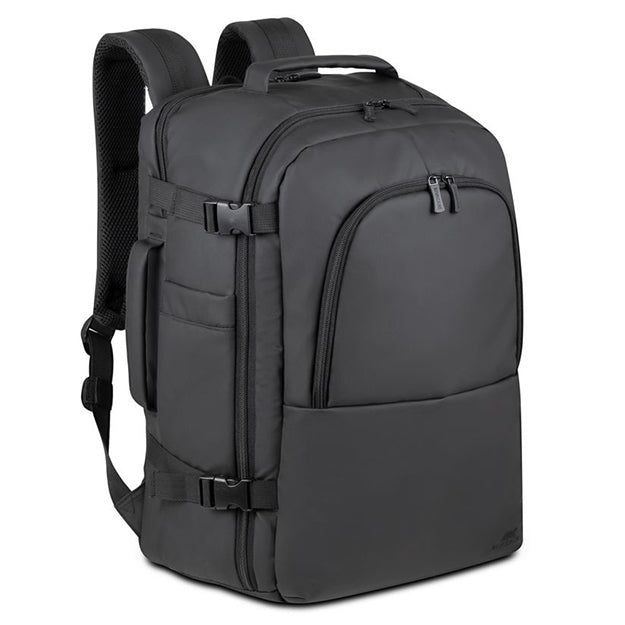 Rivacase 8465 Tegel Coated ECO Travel Business Backpack For Laptops Up To 17.3” - Black