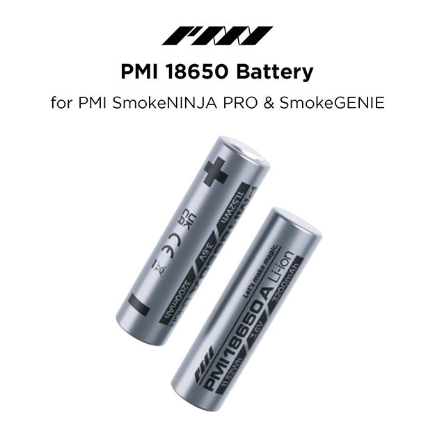 PMI Gear 18650 Battery (Pack of 2) - Silver