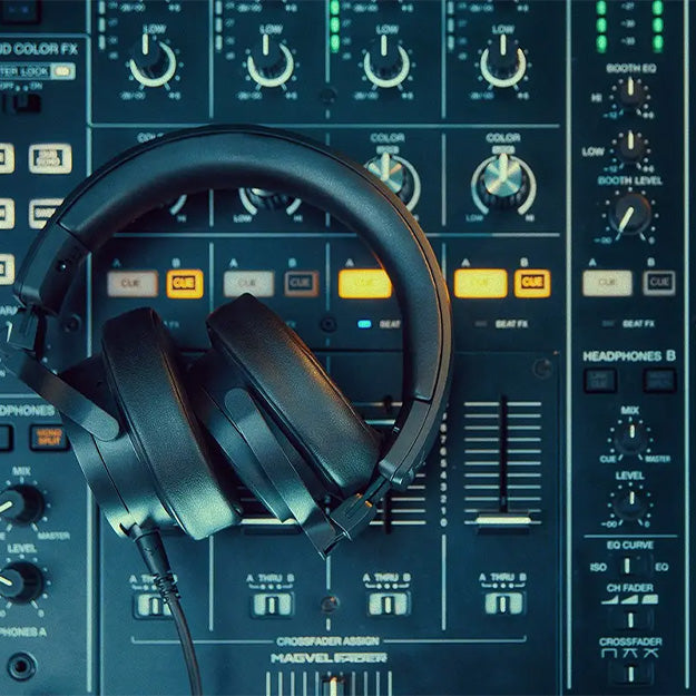 Beyerdynamic DJ 300 PRO X Professional 2-in-1 DJ On-Ear Wired Headphones - Black