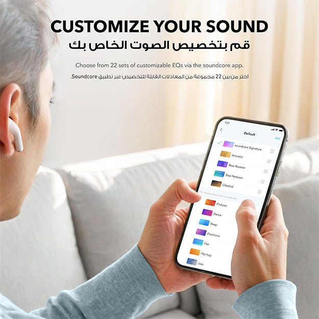 Anker Soundcore K20i Bluetooth Wireless Semi-in-Ear Earbuds