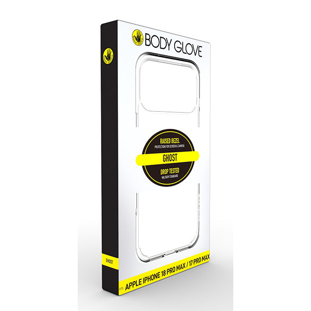 Body Glove Ghost Case For Apple iPhone 18 PRO MAX / 17 PRO MAX – Clear