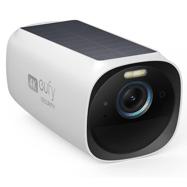 Eufy S330 (eufyCam 3) Solar Powered 4K Smart Wireless Outdoor Security Camera - White