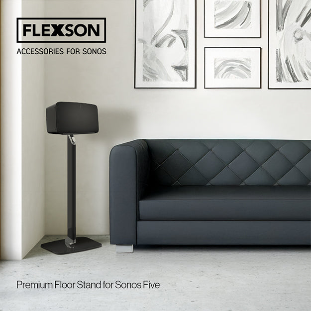 Flexson Premium Floor Stand For Sonos Five & Play:5