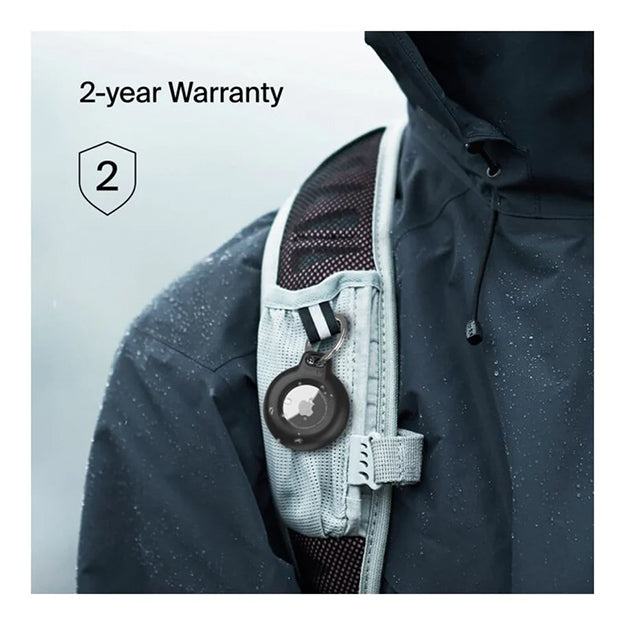 Belkin Waterproof Secure Holder With Key Ring For AirTag (4pack) -  Black