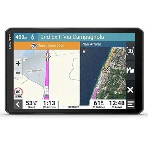 Garmin Camper 895 8" Camper Sat Nav With Live Traffic - Black