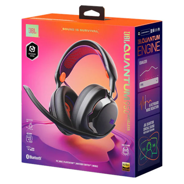 JBL Quantum 950 Bluetooth Over-Ear Gaming Headphone - Black