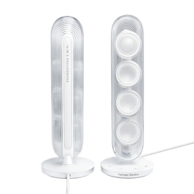 Harman Kardon SoundSticks 5 WIFI Speaker - White/Clear