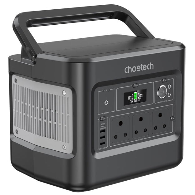 Choetech 1000W Portable Power Station (1024Wh) - Black