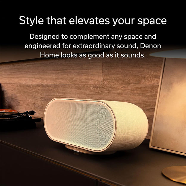 Denon Home 600 Wireless Smart Speaker (Bluetooth, Wi-Fi & AirPlay 2)