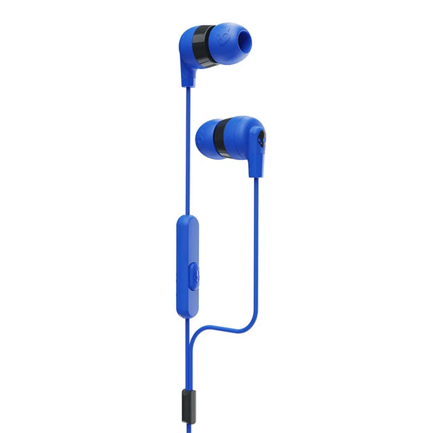 SkullCandy Inkd+ In-Ear Earphones With Microphone – Black/Green