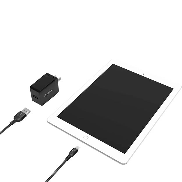 Adam Elements PeAk III 300B 300cm MFi USB-A To Lightning Cable - Black