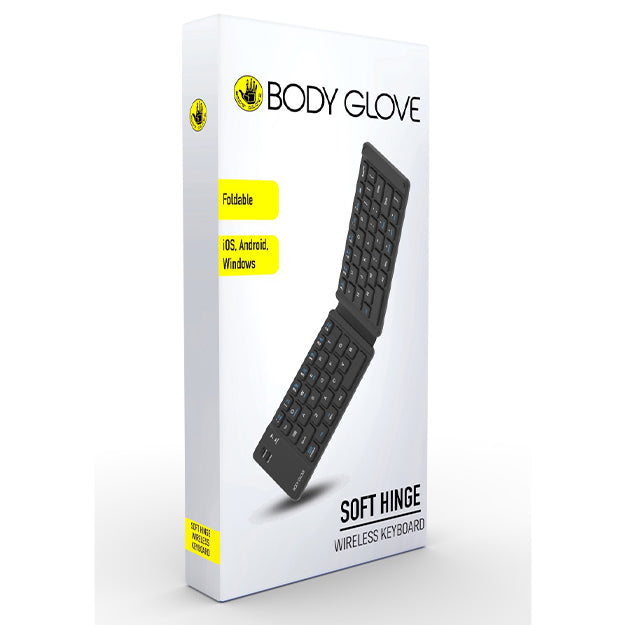 Body Glove Wireless Folding Soft Hinge Keyboard – Black