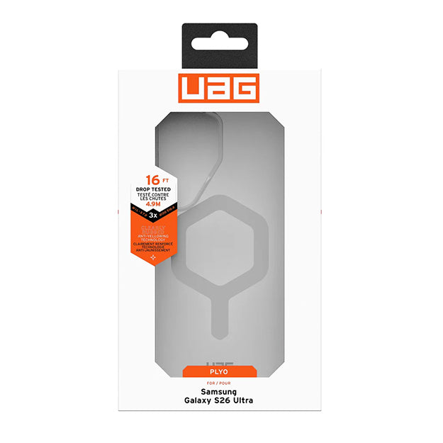 UAG Plyo Magnetic Case For Samsung Galaxy S26 ULTRA - Ice & Silver