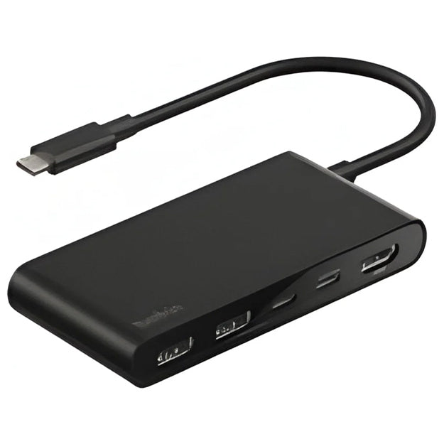 Belkin Connect 5-Port USB-C Hub With Dual USB-C Ports - Black