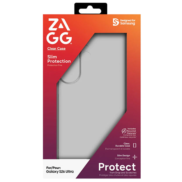 Zagg Clear Case For Samsung Galaxy S26 ULTRA - Clear