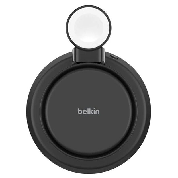 Belkin UltraCharge Pro 25W 3-In-1 Qi2 Magnetic Charger - Charcoal