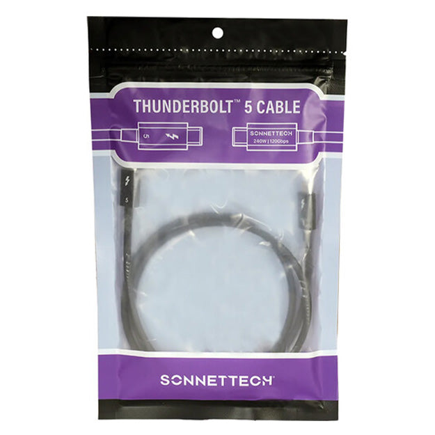 Sonnet Thunderbolt 5 Cable (3.3') - Black