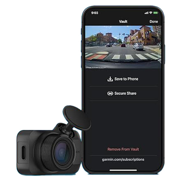 Garmin Mini 3 Ultracompact 1080p Dash Cam- Black