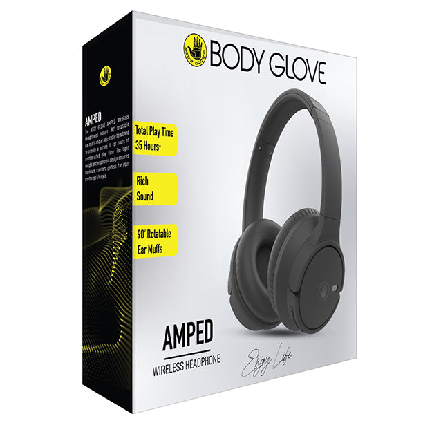 Body Glove AMPED Wireless Over-Ear Headphone