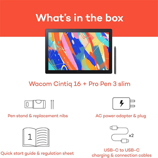 Wacom Cintiq 16" (2025) Pen Dispay - Black