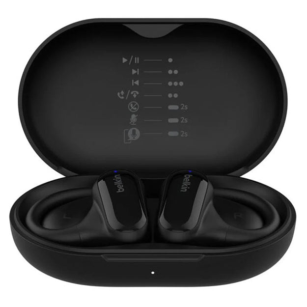 Belkin SoundForm ClearFit Bluetooth On-Ear Earbuds - Black