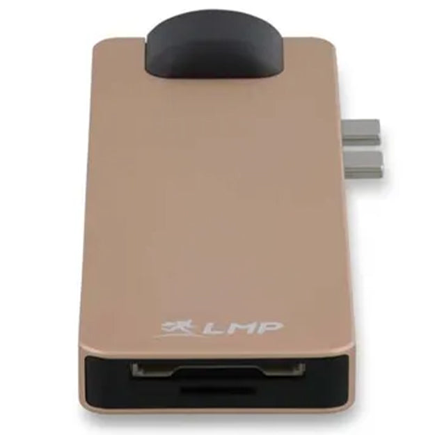 LMP USB-C 8 Port Compact Dock - Gold