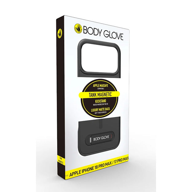 Body Glove Tank Magnetic Case With Kickstand For Apple iPhone 18 / 17 PRO MAX - Black