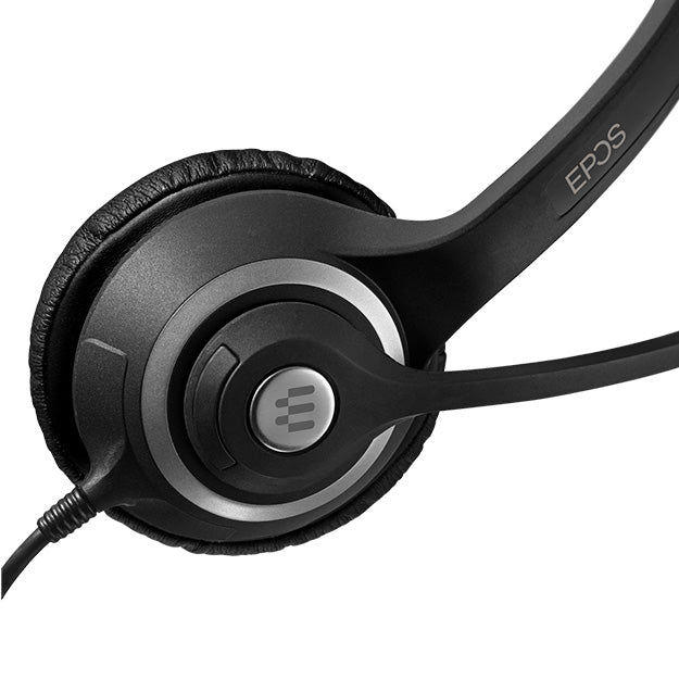 EPOS Impact SC 260 USB MS II Wired Robust Double-Sided USB On-Ear Headset - Black