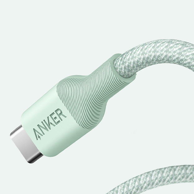 Anker 544 Bio-Based USB C-USB C Cable Fast Charging 140W 0.9M Cable – Green