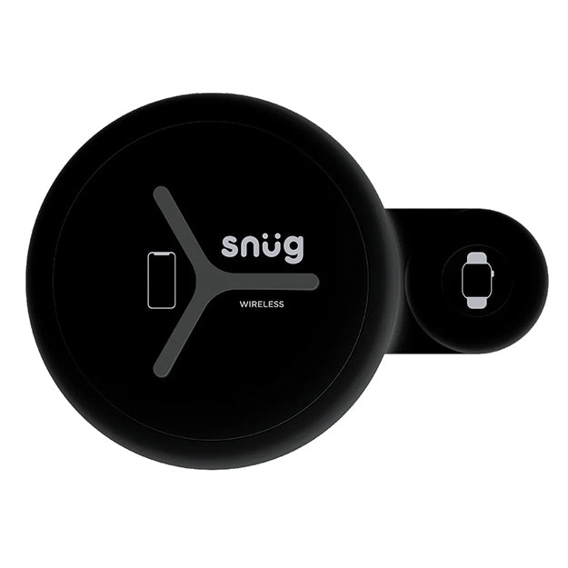 Snug Dual Wireless Charger 15W - Black