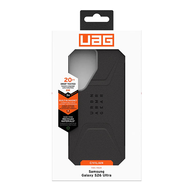 UAG Civilian Magnetic Case For Samsung Galaxy S26 ULTRA - Black
